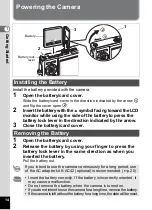 Preview for 16 page of Pentax 18903 - Optio A10 8MP Digital Camera Operating Manual