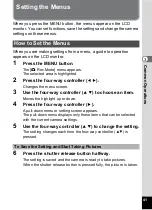 Preview for 43 page of Pentax 18903 - Optio A10 8MP Digital Camera Operating Manual