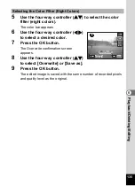 Preview for 137 page of Pentax 18903 - Optio A10 8MP Digital Camera Operating Manual