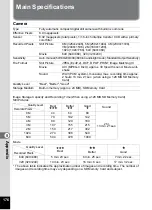 Preview for 178 page of Pentax 18903 - Optio A10 8MP Digital Camera Operating Manual