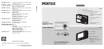 Pentax 18941 - Optio T10 Digital Camera Operating Manual preview