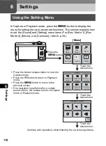 Preview for 120 page of Pentax 18941 - Optio T10 Digital Camera Operating Manual