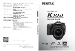 Preview for 1 page of Pentax 19091 Operating Manual