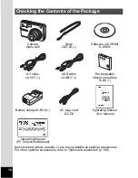 Preview for 12 page of Pentax 19165 - Optio A20 - Digital Camera Operating Manual