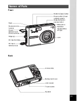 Preview for 13 page of Pentax 19165 - Optio A20 - Digital Camera Operating Manual