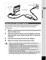 Preview for 21 page of Pentax 19165 - Optio A20 - Digital Camera Operating Manual