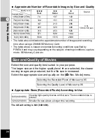 Preview for 26 page of Pentax 19165 - Optio A20 - Digital Camera Operating Manual