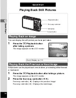 Preview for 34 page of Pentax 19165 - Optio A20 - Digital Camera Operating Manual