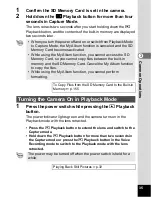 Preview for 37 page of Pentax 19165 - Optio A20 - Digital Camera Operating Manual