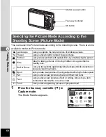 Preview for 62 page of Pentax 19165 - Optio A20 - Digital Camera Operating Manual