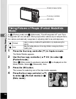 Preview for 64 page of Pentax 19165 - Optio A20 - Digital Camera Operating Manual