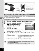 Preview for 76 page of Pentax 19165 - Optio A20 - Digital Camera Operating Manual