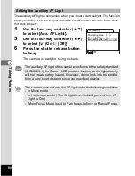 Preview for 92 page of Pentax 19165 - Optio A20 - Digital Camera Operating Manual