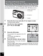 Preview for 110 page of Pentax 19165 - Optio A20 - Digital Camera Operating Manual