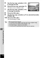 Preview for 140 page of Pentax 19165 - Optio A20 - Digital Camera Operating Manual