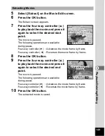 Preview for 151 page of Pentax 19165 - Optio A20 - Digital Camera Operating Manual