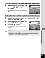 Preview for 157 page of Pentax 19165 - Optio A20 - Digital Camera Operating Manual