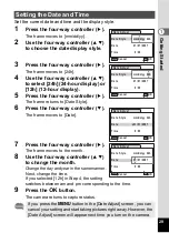 Preview for 31 page of Pentax 19196 - Optio E40 Digital Camera Operating Manual