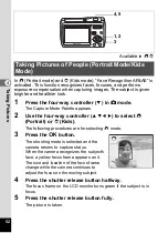 Preview for 54 page of Pentax 19196 - Optio E40 Digital Camera Operating Manual