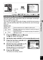 Preview for 65 page of Pentax 19196 - Optio E40 Digital Camera Operating Manual