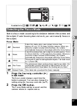 Preview for 69 page of Pentax 19196 - Optio E40 Digital Camera Operating Manual