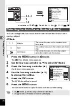 Preview for 72 page of Pentax 19196 - Optio E40 Digital Camera Operating Manual