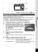 Preview for 83 page of Pentax 19196 - Optio E40 Digital Camera Operating Manual