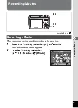 Preview for 89 page of Pentax 19196 - Optio E40 Digital Camera Operating Manual