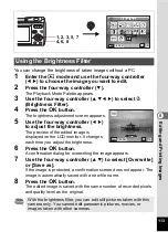 Preview for 115 page of Pentax 19196 - Optio E40 Digital Camera Operating Manual