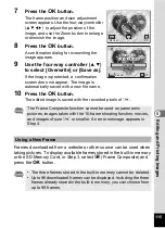 Preview for 117 page of Pentax 19196 - Optio E40 Digital Camera Operating Manual