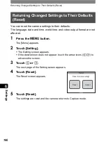 Предварительный просмотр 168 страницы Pentax 19231 - Optio T30 7.1MP Digital Camera Operating Manual