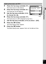 Preview for 37 page of Pentax 19251 - Optio M30 7.1MP Digital Camera Operating Manual