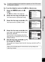 Preview for 49 page of Pentax 19251 - Optio M30 7.1MP Digital Camera Operating Manual