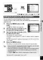 Preview for 77 page of Pentax 19251 - Optio M30 7.1MP Digital Camera Operating Manual