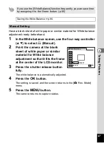 Preview for 89 page of Pentax 19251 - Optio M30 7.1MP Digital Camera Operating Manual