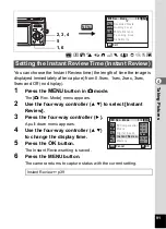 Preview for 93 page of Pentax 19251 - Optio M30 7.1MP Digital Camera Operating Manual