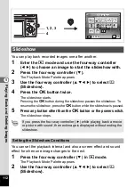 Preview for 114 page of Pentax 19251 - Optio M30 7.1MP Digital Camera Operating Manual