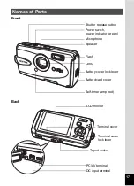 Предварительный просмотр 19 страницы Pentax 19271 - Optio W30 7.1 MP Digital Camera Operating Manual