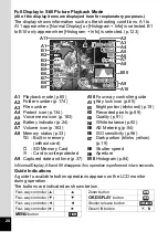 Предварительный просмотр 22 страницы Pentax 19271 - Optio W30 7.1 MP Digital Camera Operating Manual