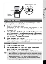 Предварительный просмотр 25 страницы Pentax 19271 - Optio W30 7.1 MP Digital Camera Operating Manual