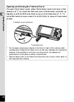 Предварительный просмотр 28 страницы Pentax 19271 - Optio W30 7.1 MP Digital Camera Operating Manual