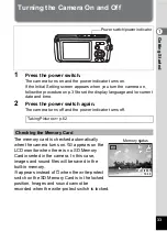 Предварительный просмотр 35 страницы Pentax 19271 - Optio W30 7.1 MP Digital Camera Operating Manual