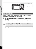 Предварительный просмотр 36 страницы Pentax 19271 - Optio W30 7.1 MP Digital Camera Operating Manual