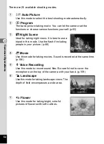 Preview for 56 page of Pentax 19271 - Optio W30 7.1 MP Digital Camera Operating Manual