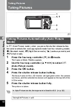 Preview for 64 page of Pentax 19271 - Optio W30 7.1 MP Digital Camera Operating Manual