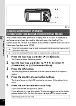 Предварительный просмотр 74 страницы Pentax 19271 - Optio W30 7.1 MP Digital Camera Operating Manual