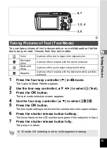 Предварительный просмотр 77 страницы Pentax 19271 - Optio W30 7.1 MP Digital Camera Operating Manual