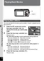 Предварительный просмотр 128 страницы Pentax 19271 - Optio W30 7.1 MP Digital Camera Operating Manual