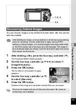 Предварительный просмотр 135 страницы Pentax 19271 - Optio W30 7.1 MP Digital Camera Operating Manual