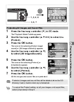 Предварительный просмотр 137 страницы Pentax 19271 - Optio W30 7.1 MP Digital Camera Operating Manual